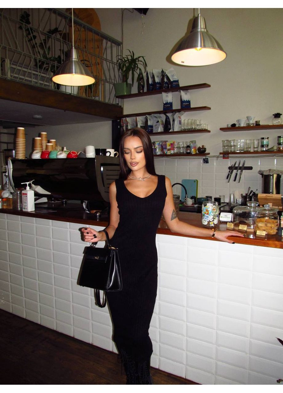 Комплект сукня + светр ангора рубчик No Brand С824/825-1593/1 (369402649)