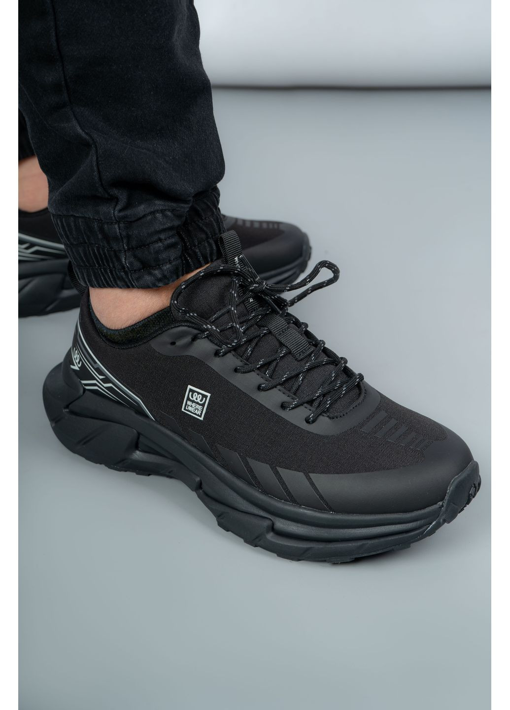 Черные кроссовки мужские wuw5963-black черные 346682 Where Uwear