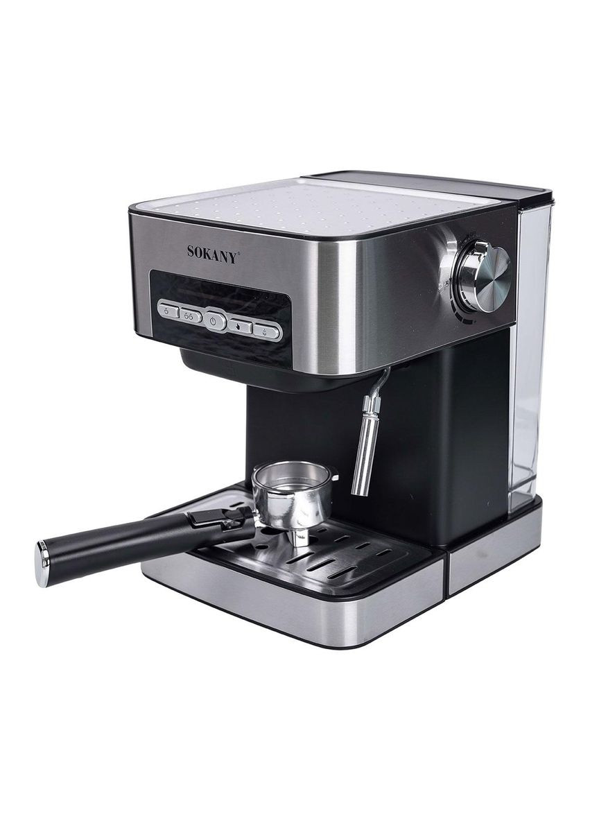 Кофеварка с трубкой для молока 1,6л кофемашина для дома 850 Вт SK-6862 Sokany (371787486)