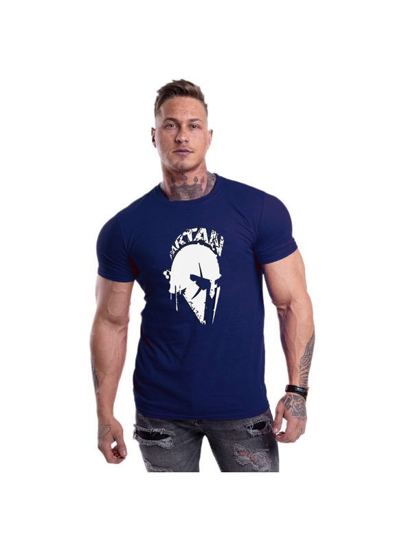 Темно-синяя мужская футболка Sport Line