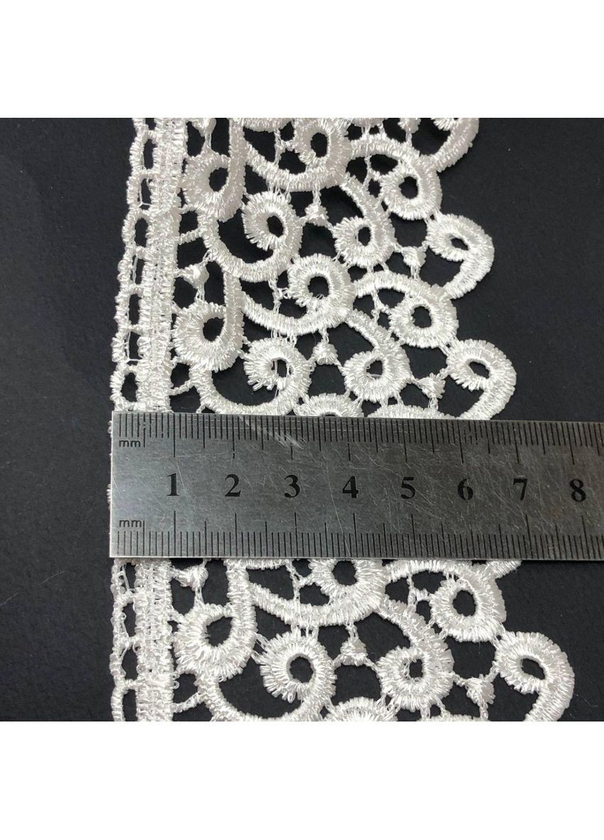 (1 метр) Мереживо макраме 7 см "Сандра" колір - айворі Plus-plus (352749288)