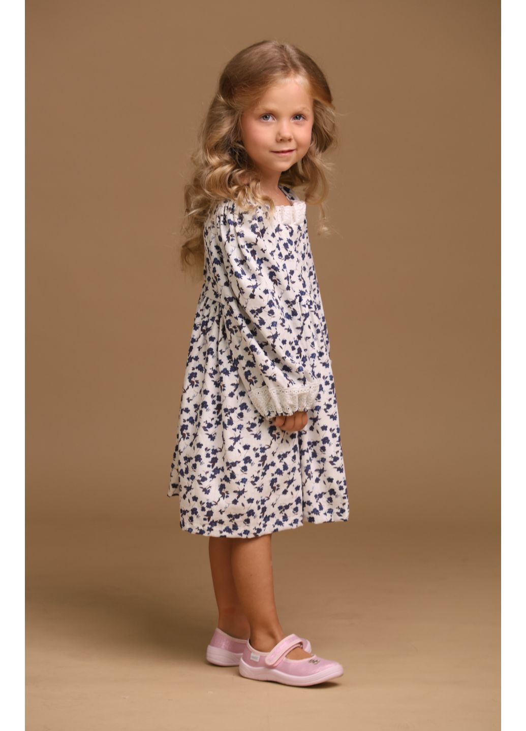 Синее детское платье для девочки синее маргарет Darochka (354831234)