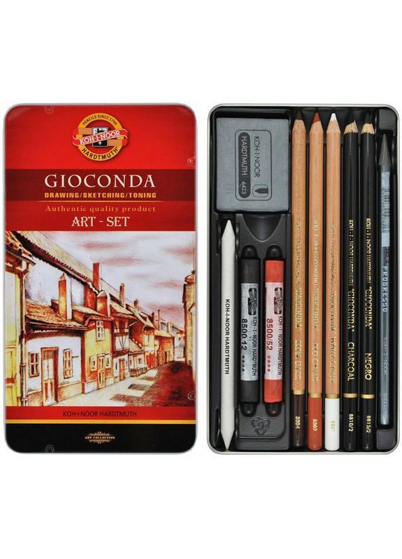 Набор для художников Gioconda, малый, 10 предм. (Срок доставки до 10 дней!) MIC (385845124)