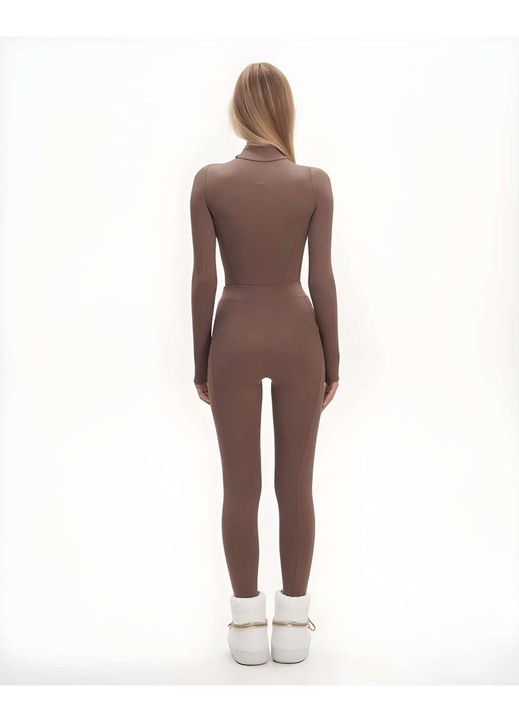 Жіночий теплий зимовий термокомплект термокостюм термобілизна боді і лосини чорна Україна (366868995)