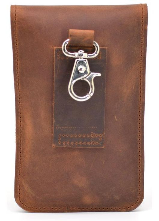 Чоловіча сумка чохол для телефону на пояс на ремінь із натуральної шкіри маленька Світло-коричневий 35449 TARWA (333594218)