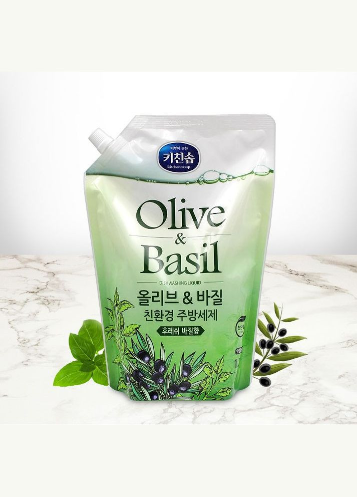 Моющее средство для посуды Olive & Basil Dishwashing Detergent, 1.2 л Mukunghwa (331789857)