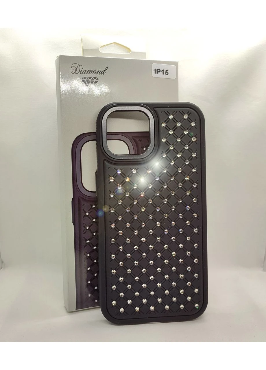 Защитный чехол, бампер со стразами Diamond Case для Apple iPhone 15 No Brand (381180883)