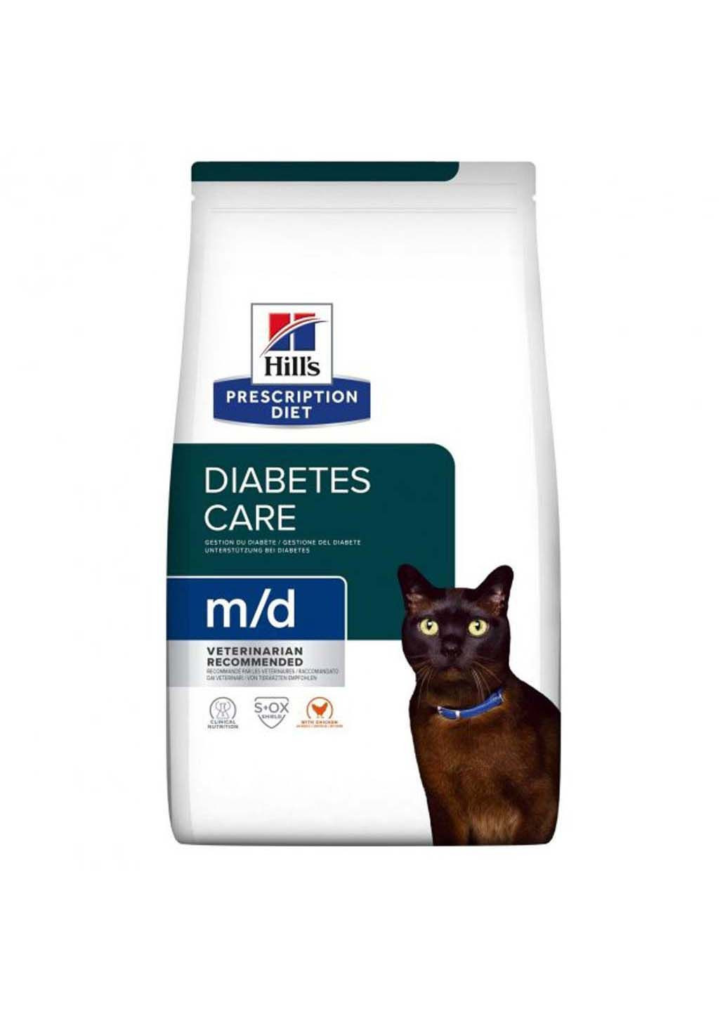 Лечебный корм Prescription Diet m/d Diabetes Care для кошек при диабете и ожирении 3 кг HILLS (286472935)