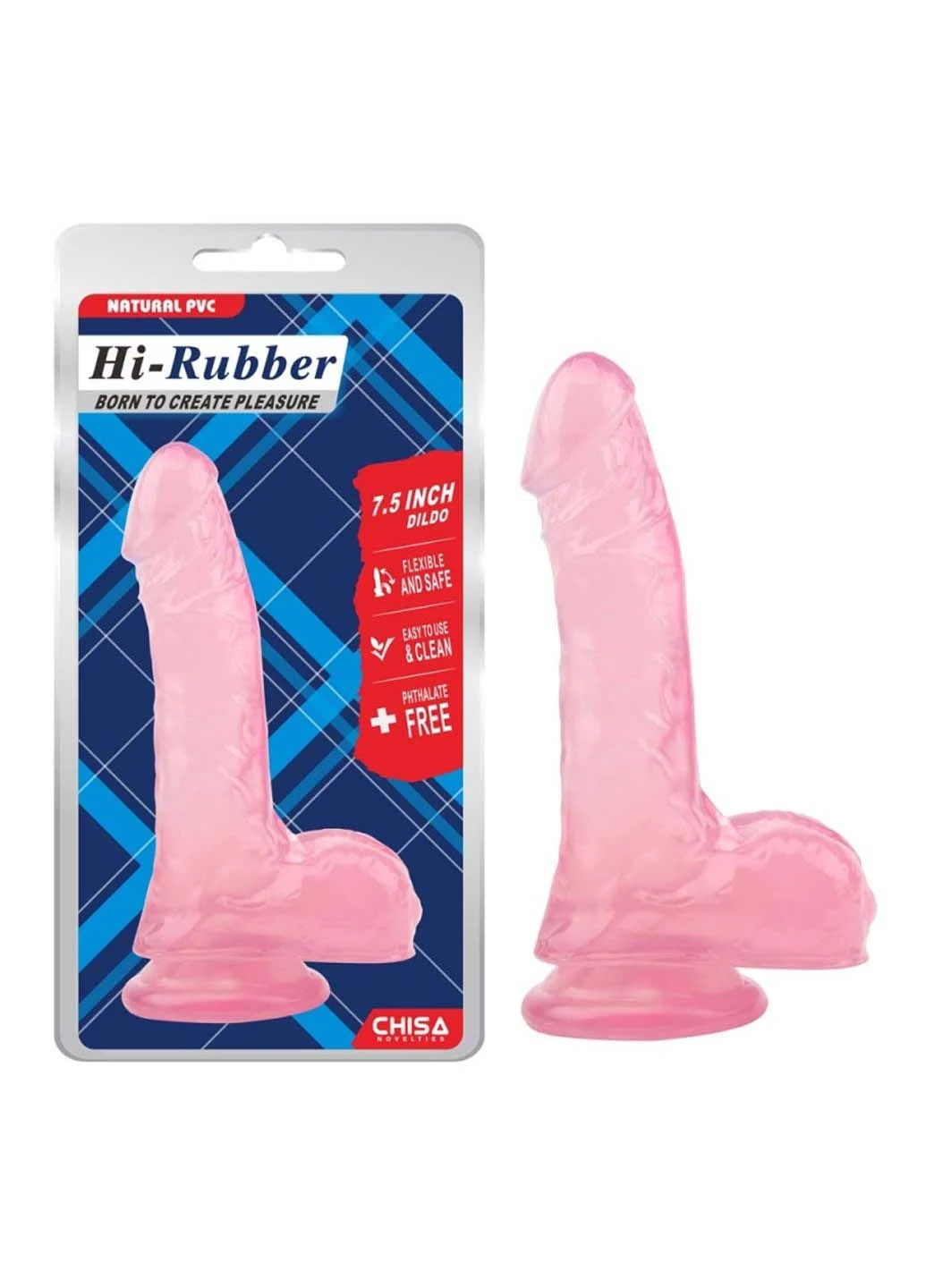 Гелевий фалоімітатор на присосці 7.5 Inch Dildo Chisa (305664788)