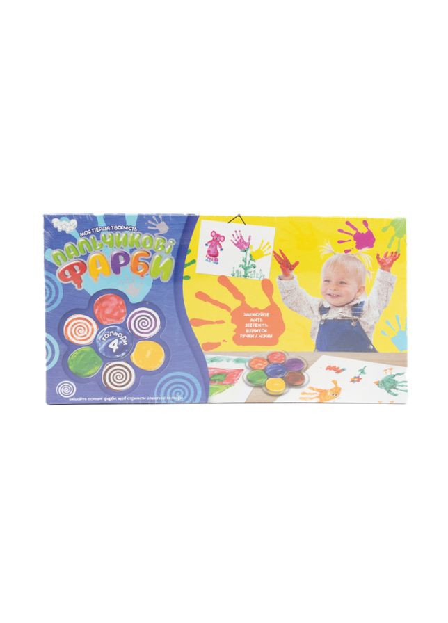 Пальчиковые краски "Мое первое творчество". цвет разноцветный 00-00186217 Danko Toys (278053155)