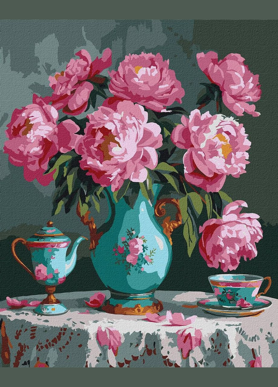 Картина по номерам Нежные цветы 40*50 см KHO 5709 Ідейка (322145819)