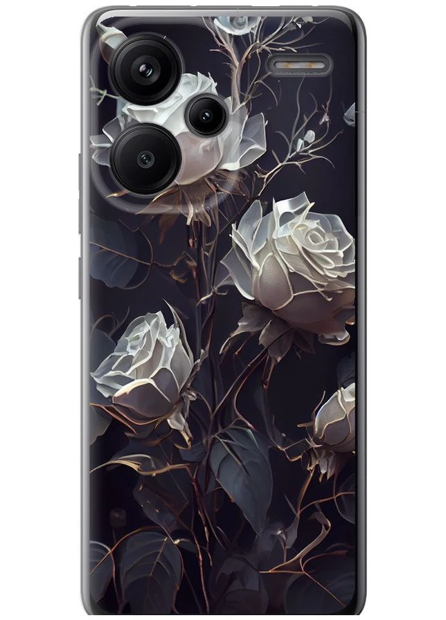 Силиконовый чехол 'Розы 2' для Endorphone Xiaomi Redmi Note 13 Pro Plus 5g (340279044)