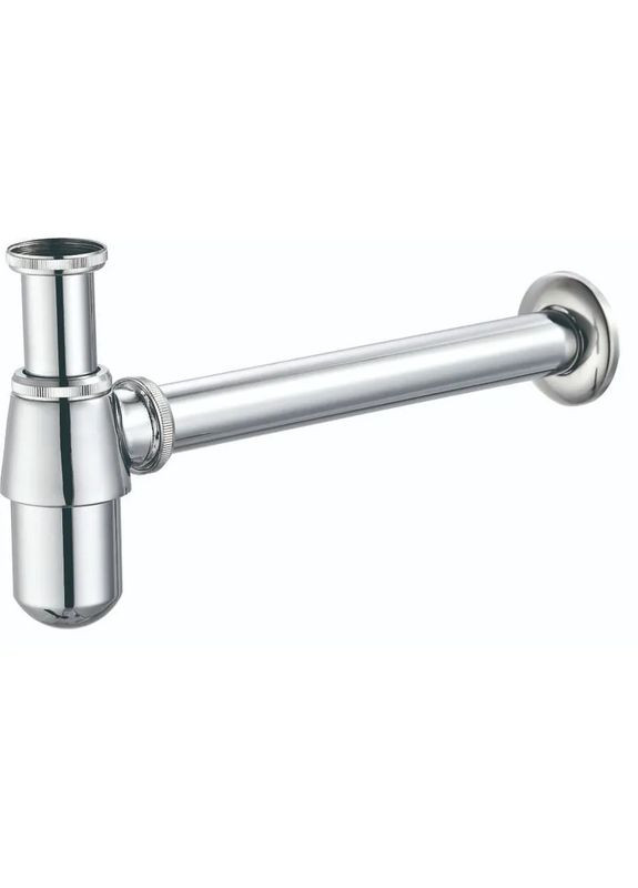 Сифон для раковины SIPHON-01 без выпуска (под донный клапан) без ревизии (Цвет хром) 1 1/4'' (AC3572) Champion (341331710)