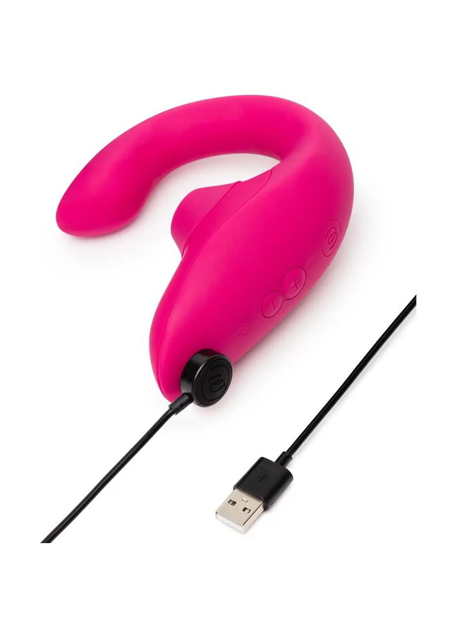 Стимулятор точки G и клитора Blend Rose вакуум и вибрация, нежно-розовый Womanizer (298688470)