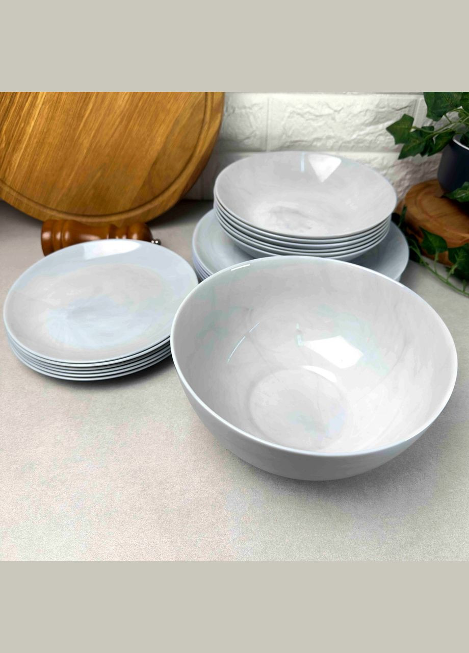 Гранітний столовий набір Diwali Marble Granit 19 предметів (q0217) Luminarc (303137989)