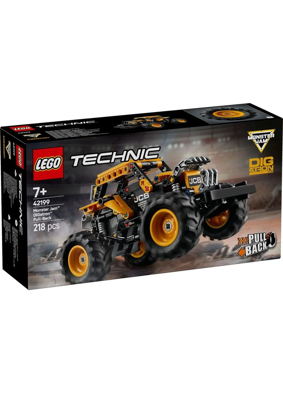 Блоковий конструктор Technic Monster Jam DIGatron з інерційним двигуном (42199) Lego (362212766)