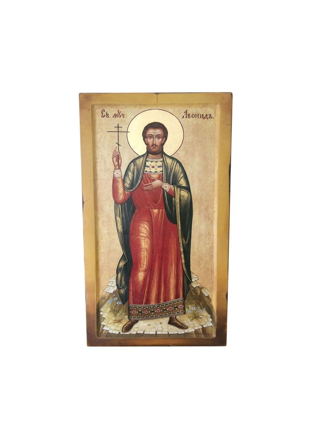 Ікона Святого мученика Леоніда Під замовлення Comshop (301537971)