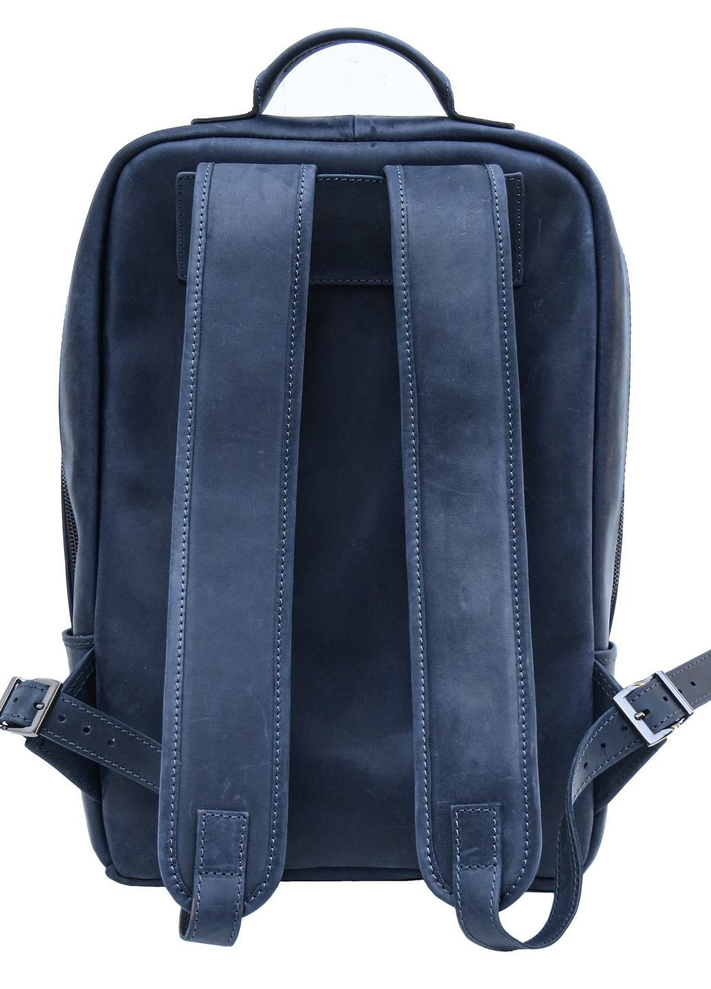 Синій чоловічий шкіряний рюкзак з вінтажній шкіри N1003KB Newery (303830670)