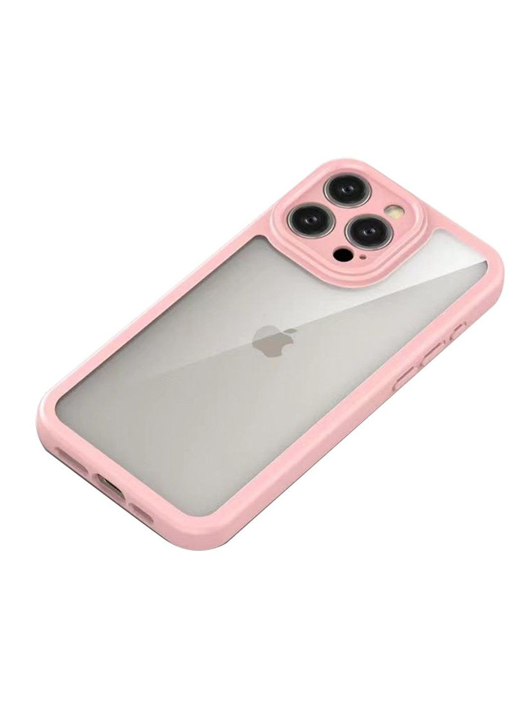 TPU чехол Transparent + Colour 1,5mm для Apple iPhone 12 Pro Max (6.7") Epik (292634003)