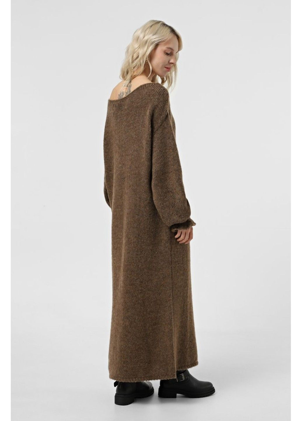 Коричневое кэжуал платье pw976 Sewel