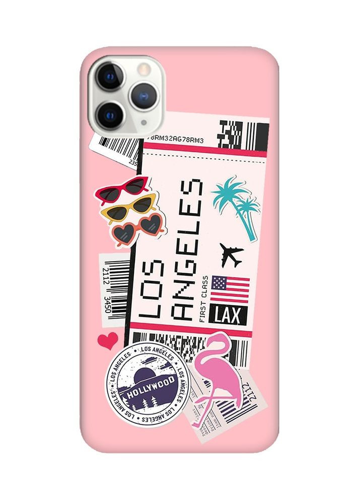 Матовый чехол на iPhone 11 Pro:: Путешествия. Лос-Анджелес (принт 328) Creative (360682315)