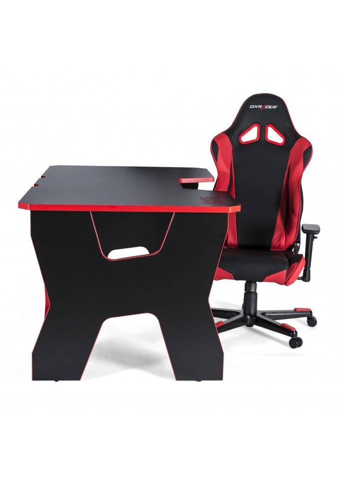 Компьютерный стол Геймерский стол ХGamer ruy ЛДСП 150 см на 90 см черно-красный No Brand (353497979)