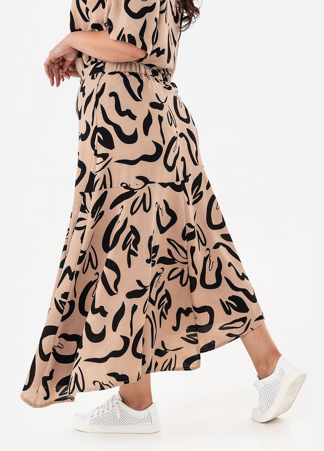 Спідниця PRIDE Коричневий + візерунок Garne (344467991)