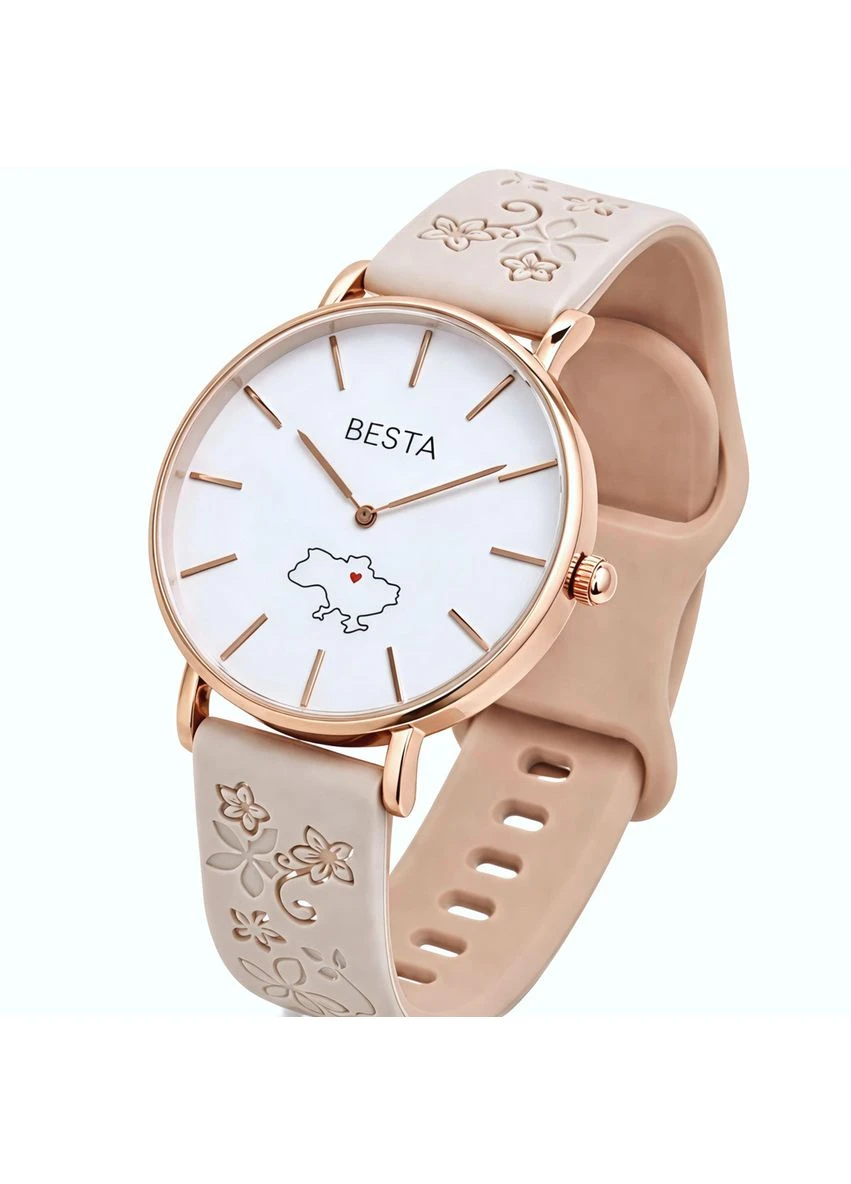 Love UA Beige Flower, 2 ремешка Besta (386524481)