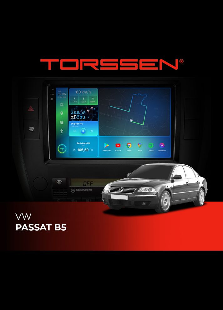 Штатная магнитола 2K VW Passat B5 FL9 4+64Gb 4G Carplay DSP Torssen (307089854)