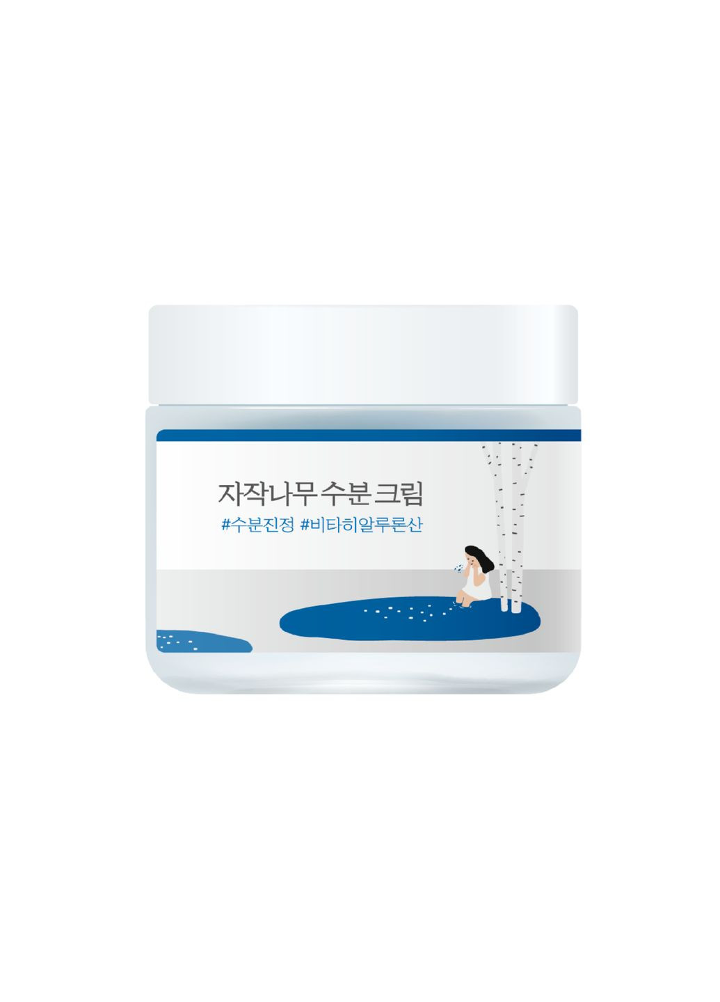 Зволожуючий крем з березовим соком Birch Juice Moisturizing Cream 80 ml Round Lab (366978257)