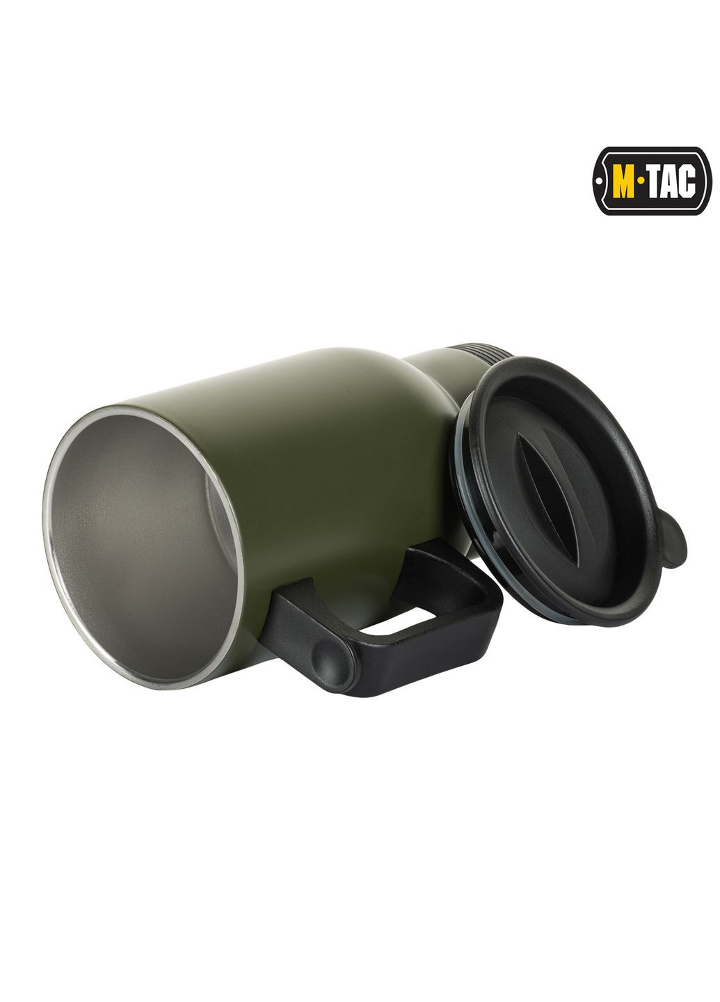 Термокружка 450 мл. з кришкою олива M-TAC (337142875)