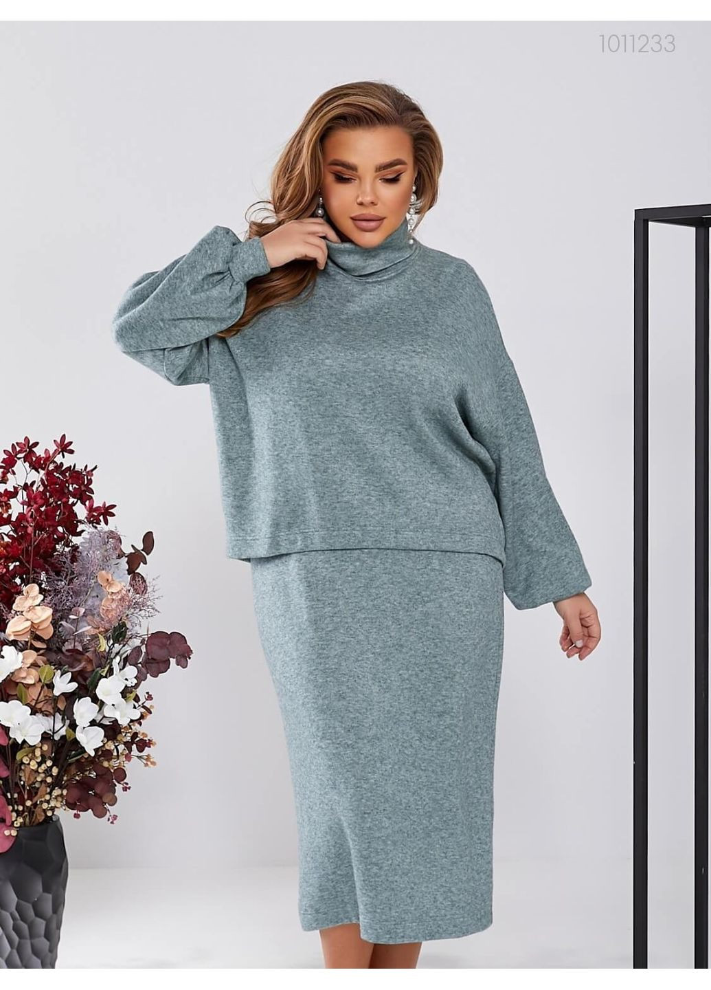 Жіночий костюм Плезір (тіффані) 1011233 Peony (352260803)