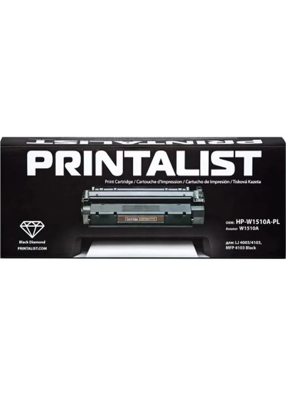 Тонер-картридж HP LJ 4003/4103, MFP 4103 Black / W1510A Black (HP-W1510A-PL) Printalist (399088062)