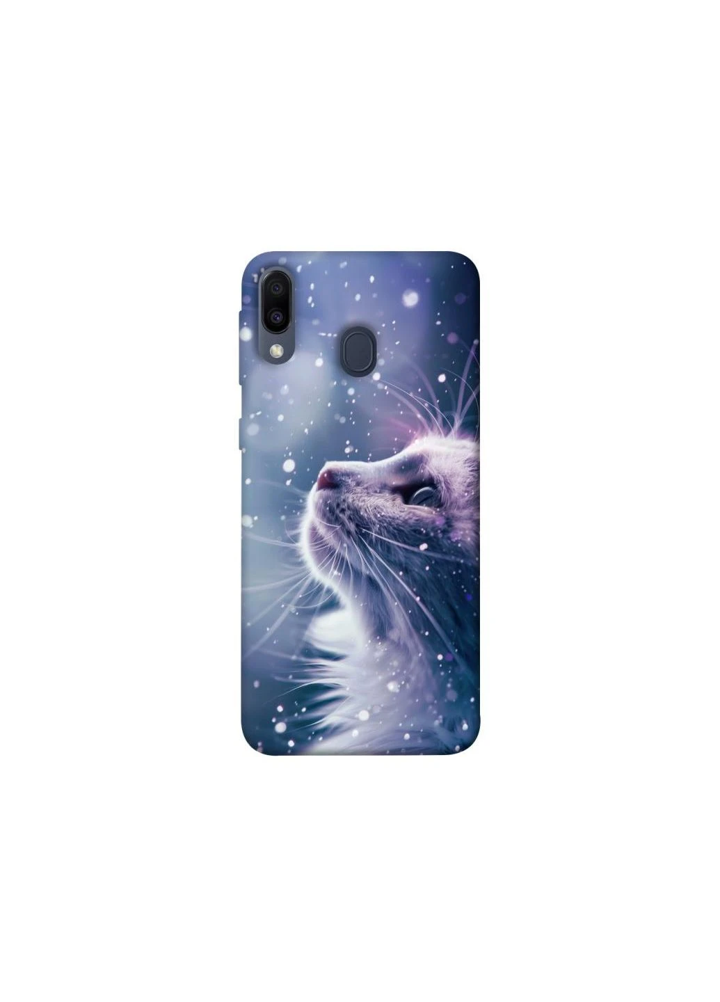 Чохол на Samsung Galaxy M20 Snow cat Frontalka (346497199)