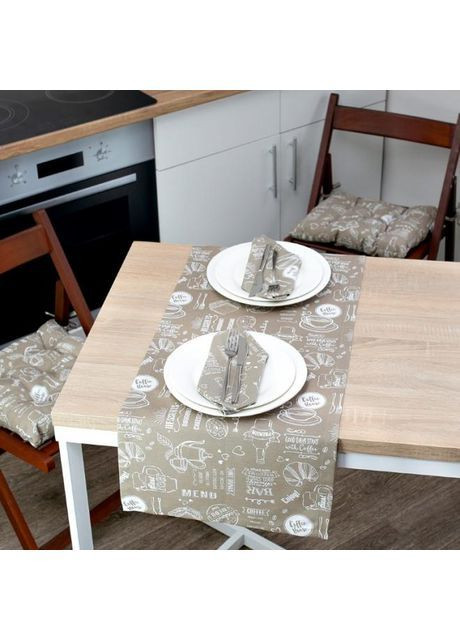 Доріжка Breakfast beige 40х120 см Різнокольоровий (6803) Прованс (367179955)