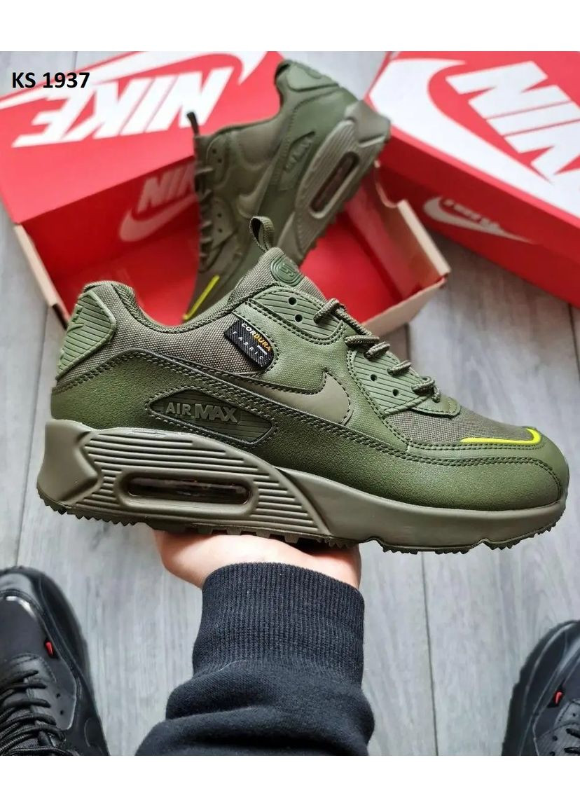 Сірі Осінні кросівки чоловічі nike air max 90 surplus cordura greens найк аір макс 90 No Brand