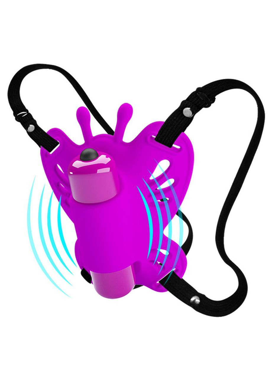 Вібратор на ремнях Кліторальний Стимулятор Метелик SLOANE Pretty Love (317747618)