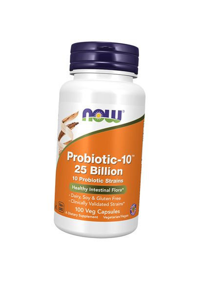 Смесь Пробиотиков, Probiotic-10 25 Billion, 100вегкапс (69128010) Now Foods (322728299)
