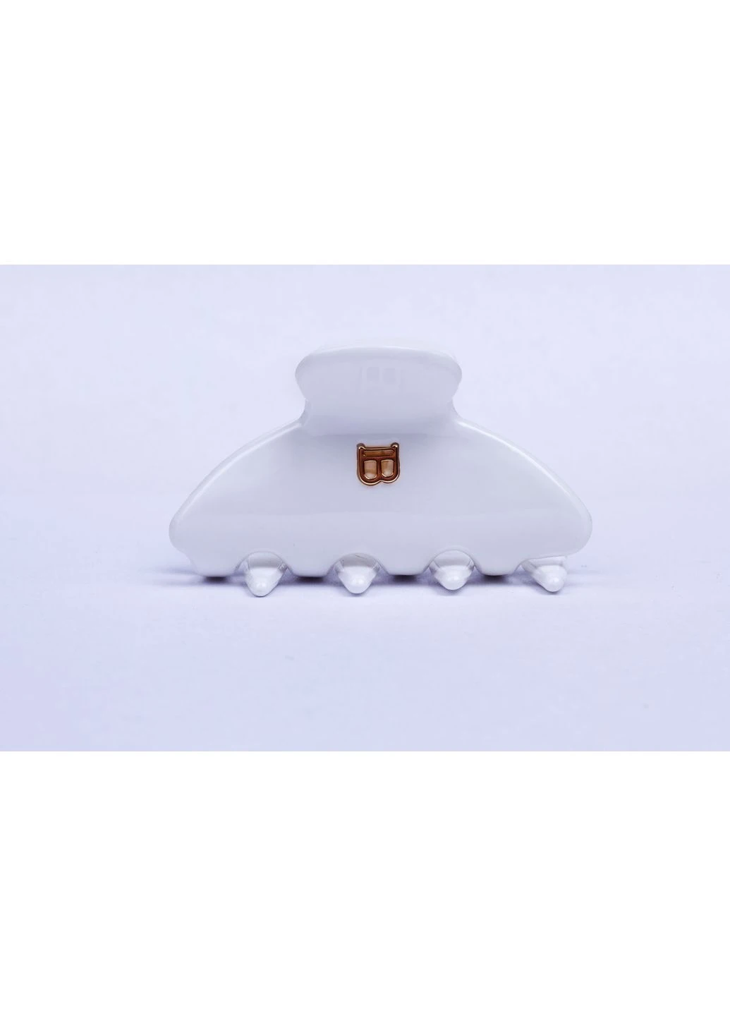 Крабік маленький для волосся, заколка біла, довжина 6 см Fashion Jewelry (401814967)