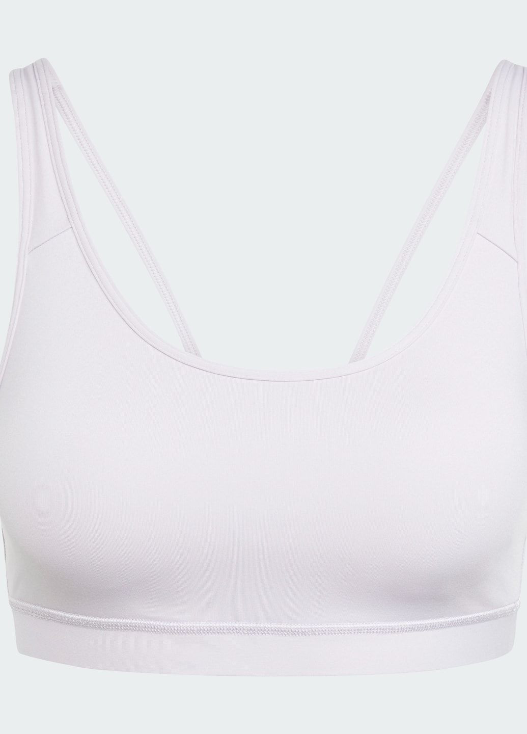 Фиолетовый спортивный бра all me essentials medium-support adidas интерлок