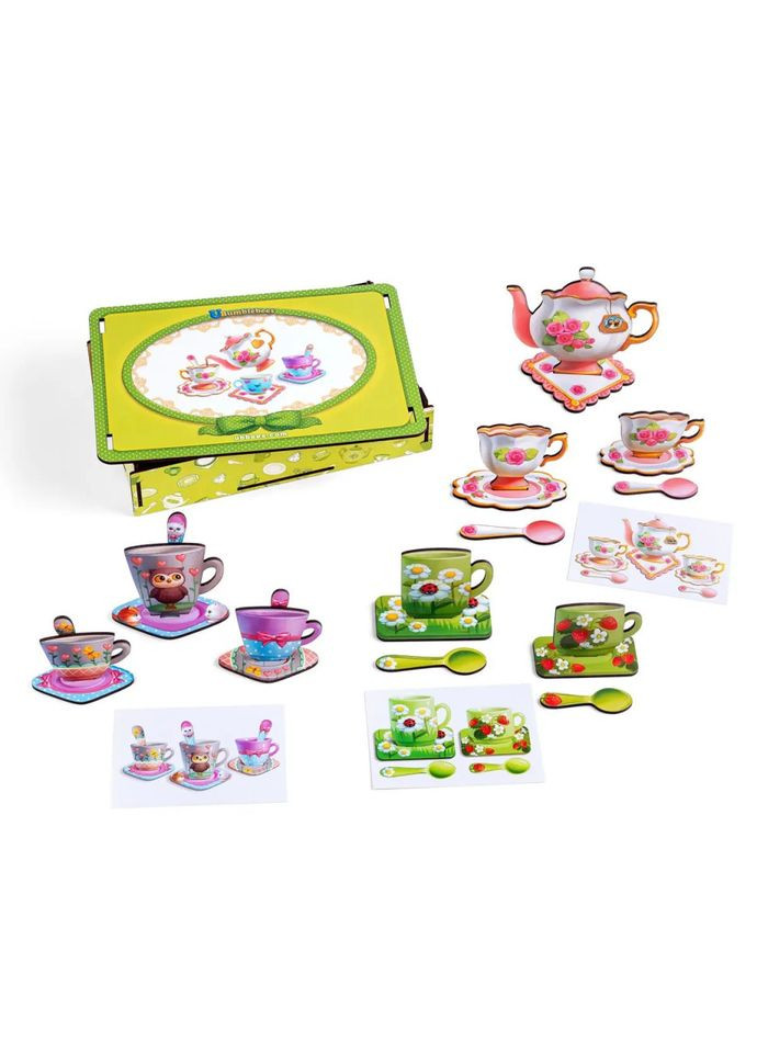 Настольная деревянная игра «Веселое чаепитие» Ubumblebees (365639966)