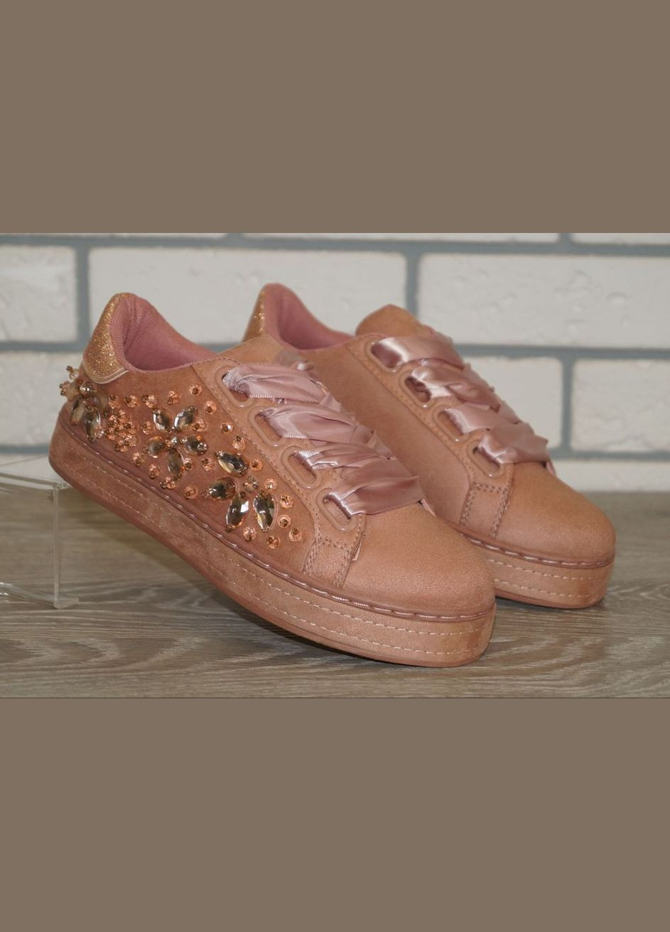 Пудровые кеды женские пудра Horoso