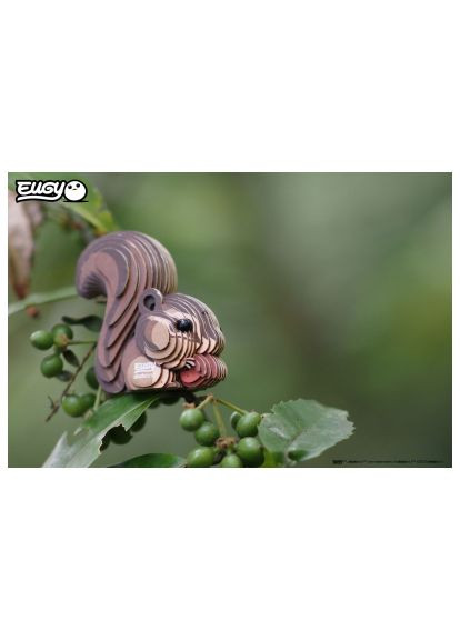 Пазл (XEG-041) Eugy 3D Зоопарк Бурундук (366066915)