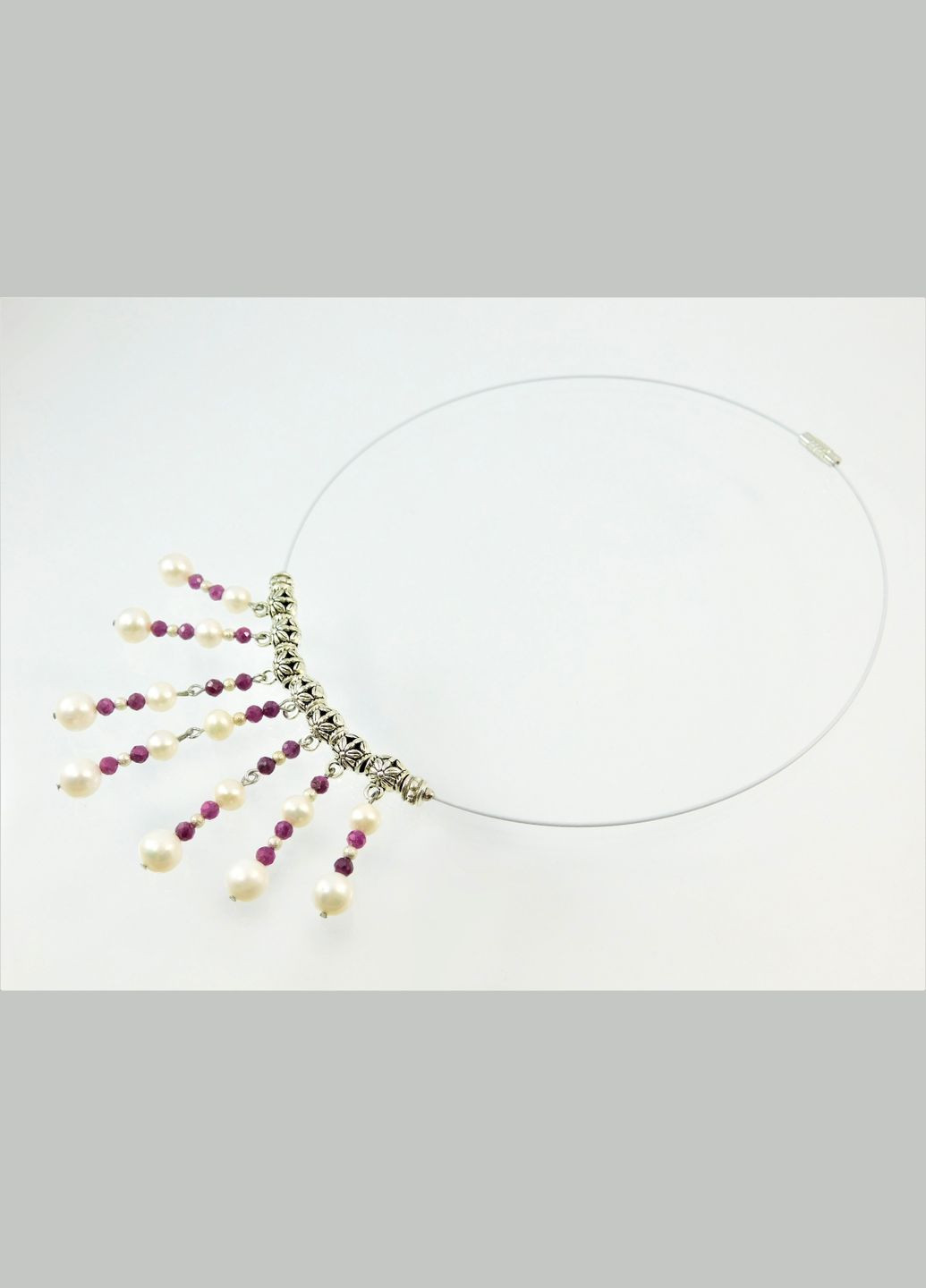 Намисто "Аристократка" Перли, Рубін Fursa fashion (322314039)