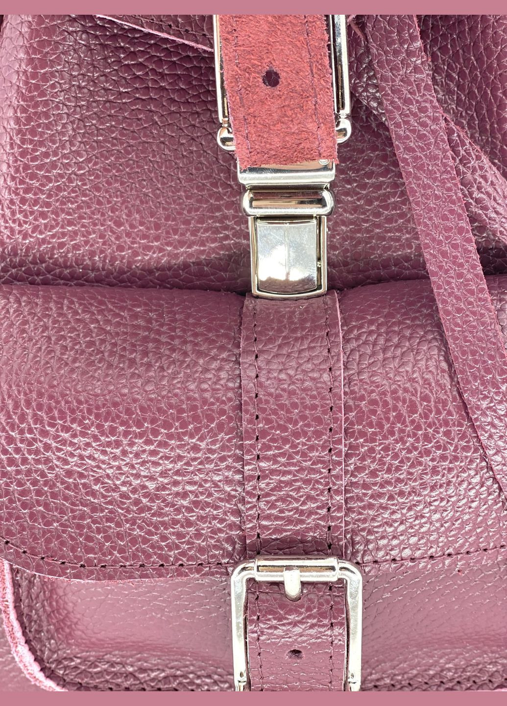 Женский кожаный рюкзак Бордовый Dekey (351898869)