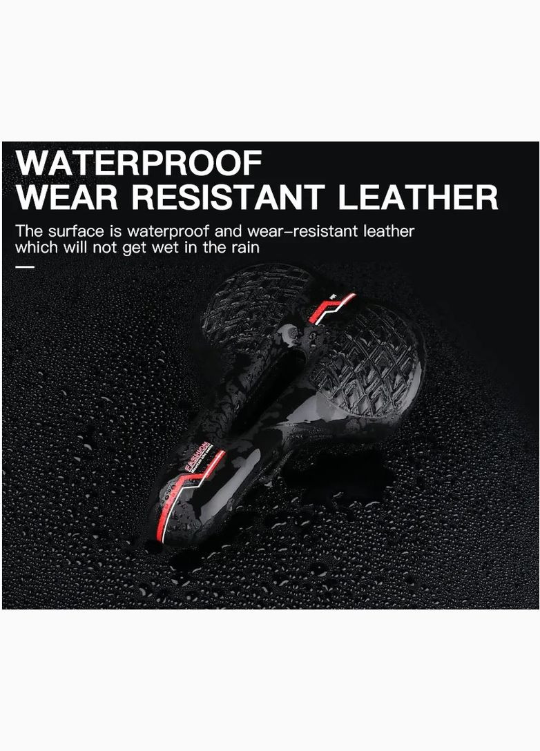 Седло Rainproof PU с вентиляционным отверстием, черное с синим (1057-blue) Lietu (370604405)