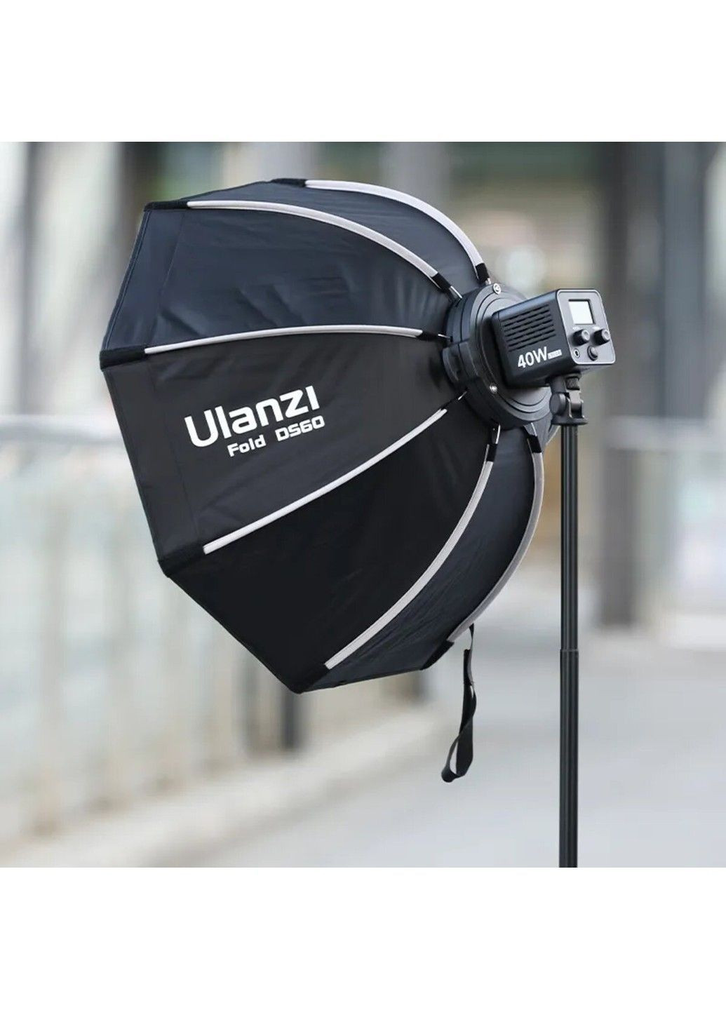 Софтбокс Vijim 40cm Octagonal Softbox with Mini Bowens Mount and Grid (L066 LAS002) Ulanzi (369457808)