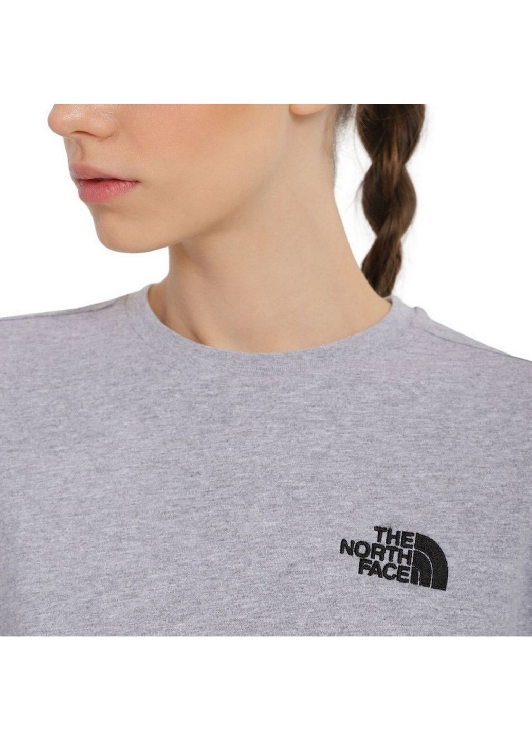Серая спортивная с логотипом юбка The North Face
