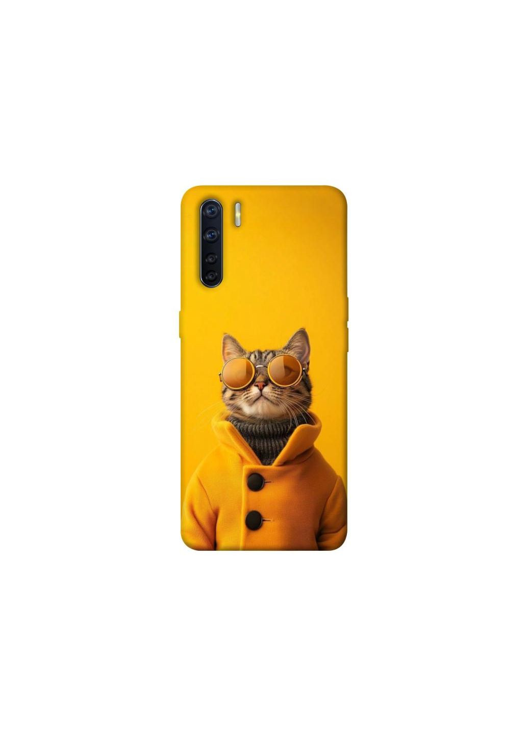 Чехол на Oppo A91 Yellow Glasses Frontalka (354184945)
