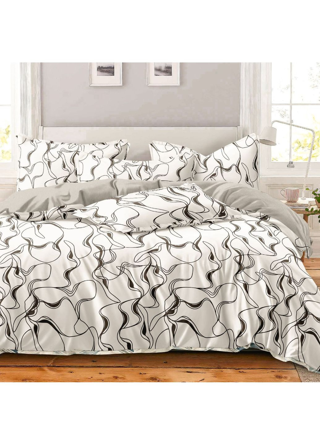 Комплект постельного белья евро ранфорс Viluta 24290-ev-r180 (362575796)